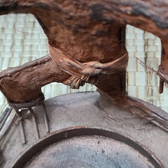 NATIVE AZTEC METAL DANCERA CANDLE HOLDER VINTAGE ZODAX PRODUCT - Picture 8 of 10